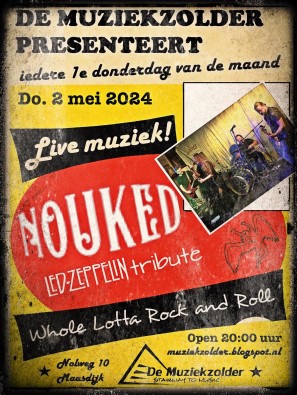 240418 Muziekzolder Nouked Led Zeppelin Poster